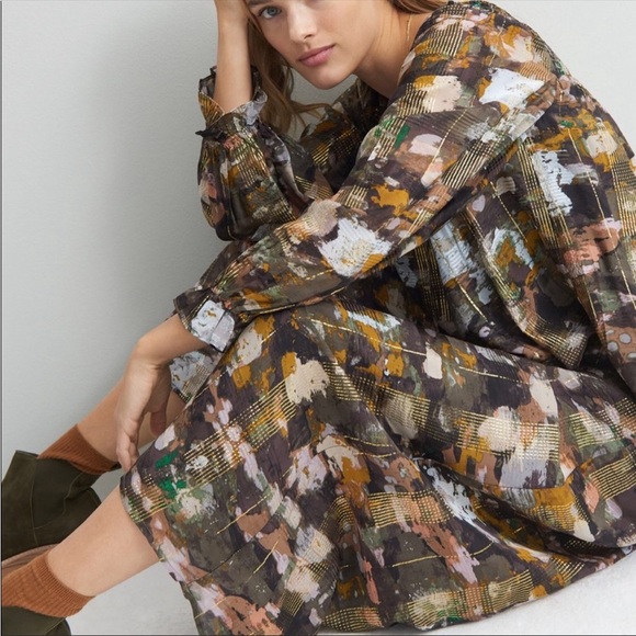 Anthropologie Blair shimmer maxi dress - Picture 5 of 10